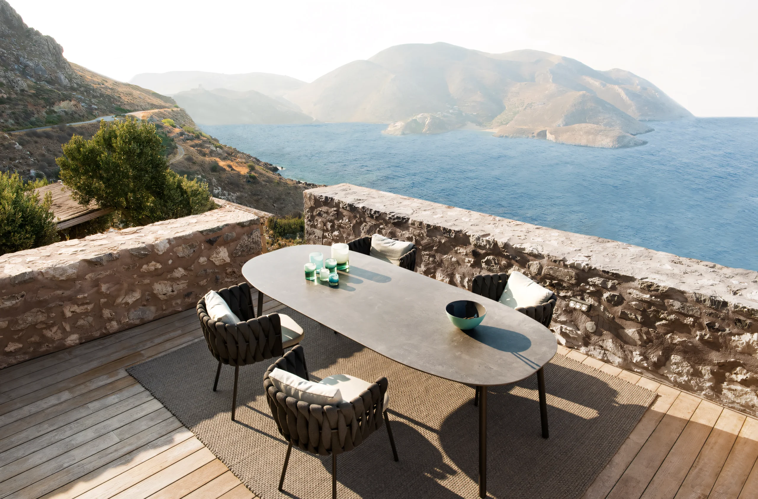 JS-OD0203 Outdoor Rope Woven Dining Chair (8)