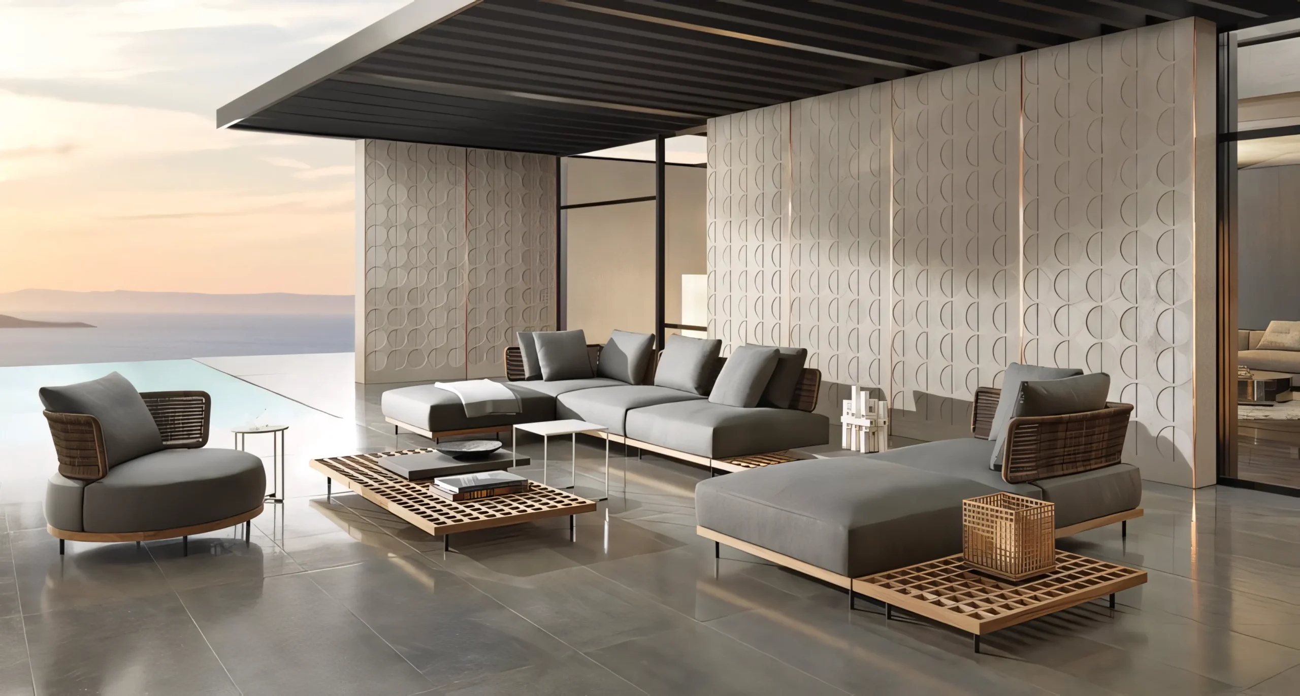 JS-OGS0010 Modern Patio Sofa set (3)