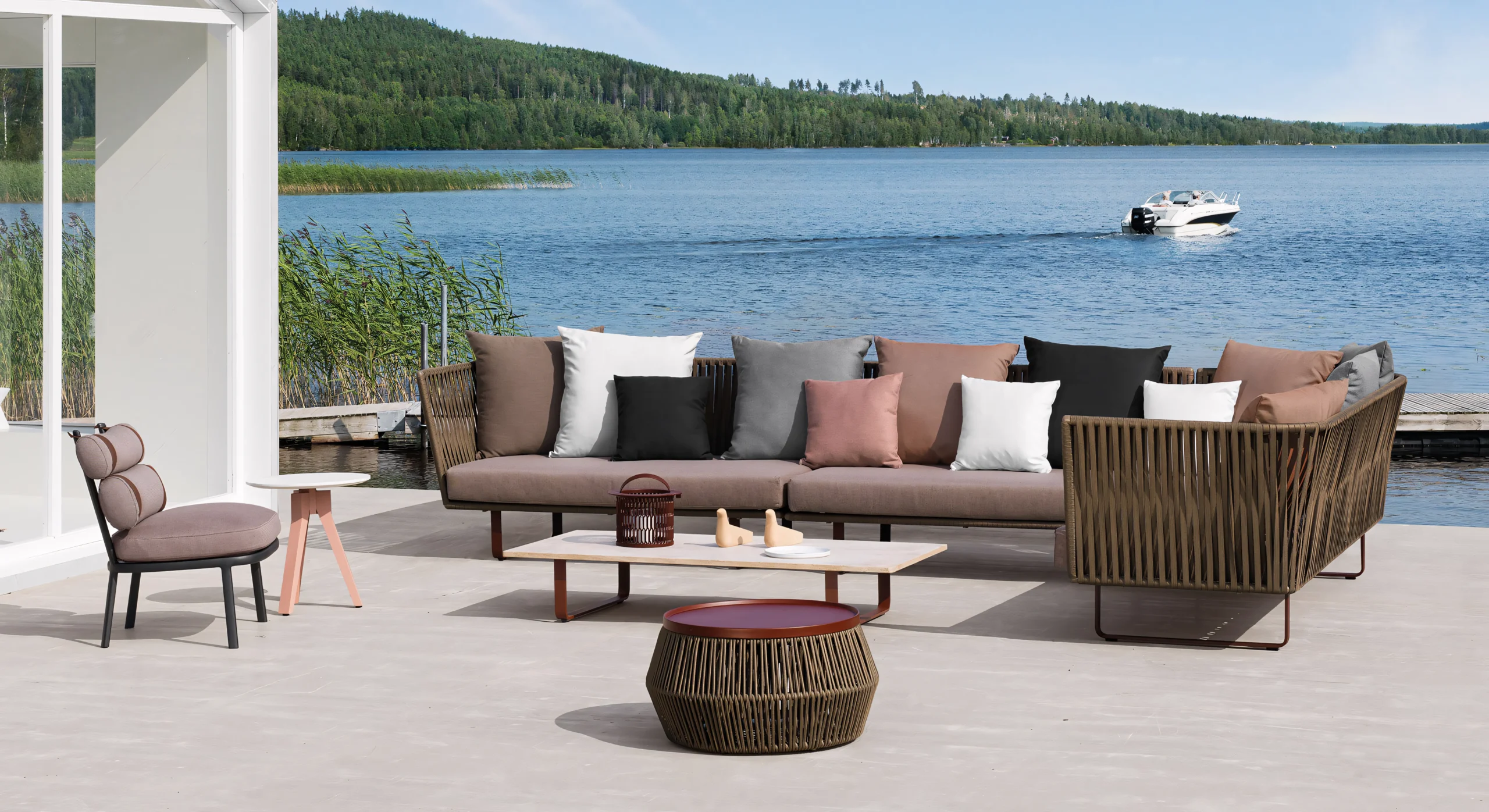 JS-OGS0016 Beach Rattan Sofa Furniture (1)