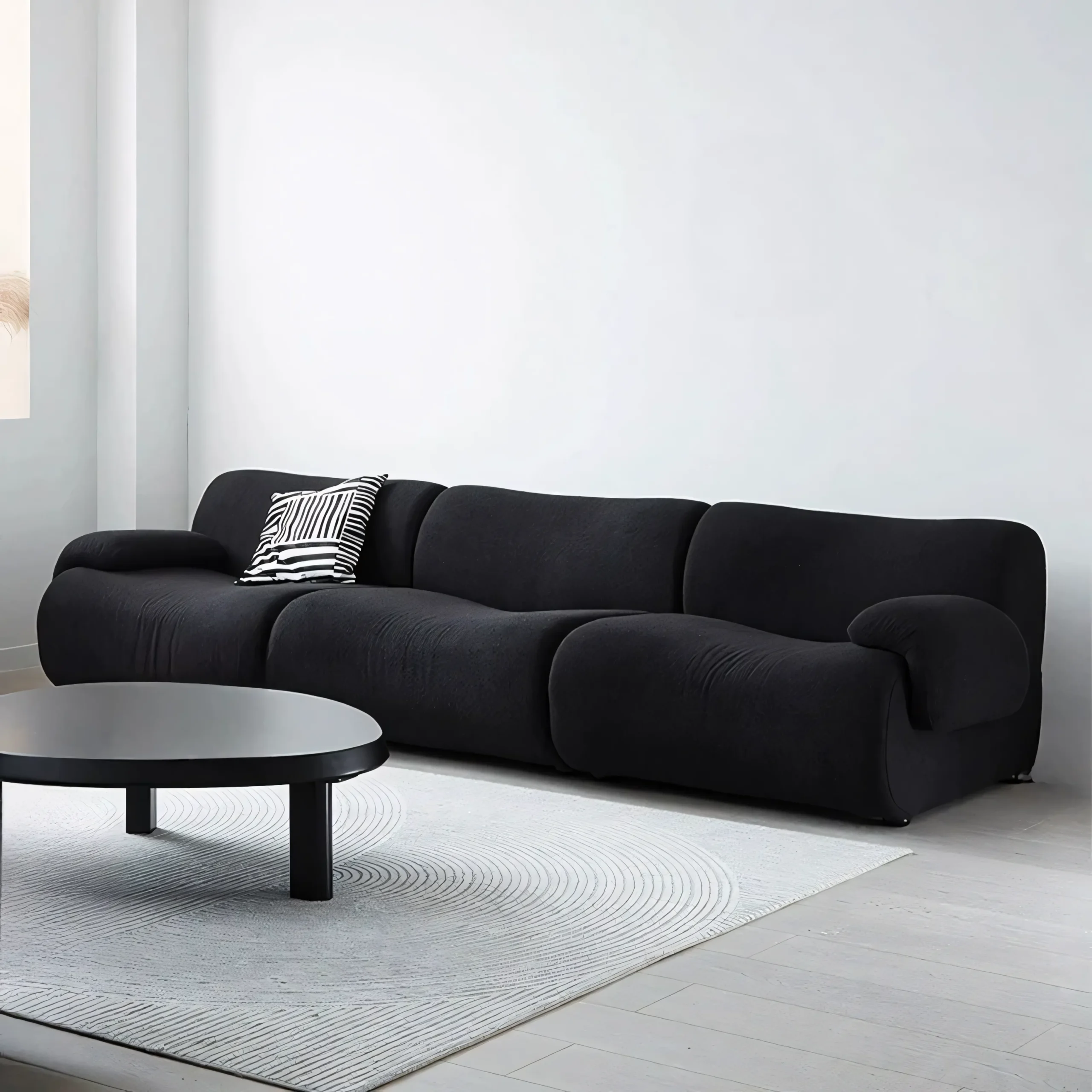 Vacuum Compressed Frameless Full Foam Modular Sofa - Image 2