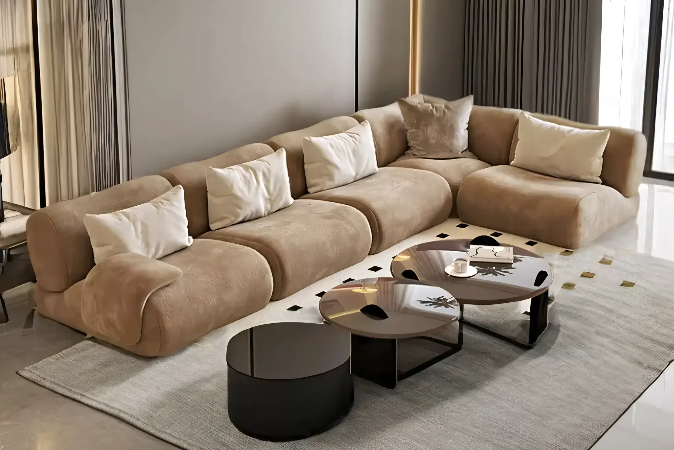 JS-CS010 Modern Compressed Sofa (2-3)