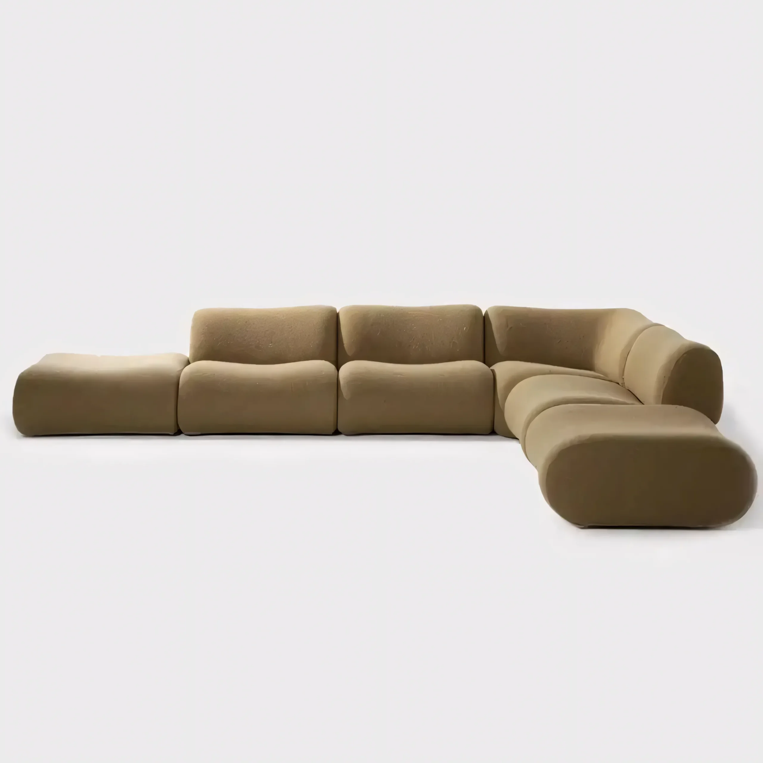 Vacuum Compressed Frameless Full Foam Modular Sofa - Image 5