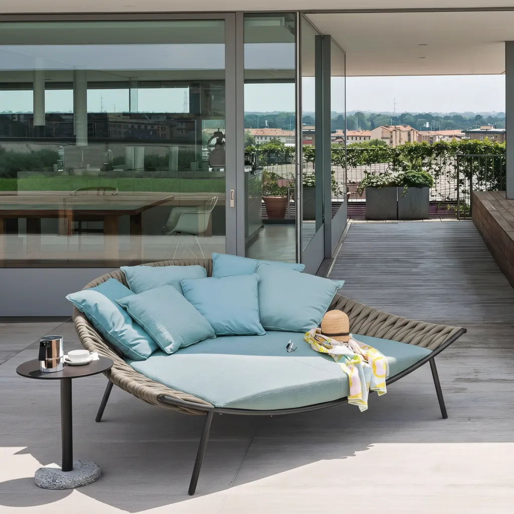 Luxury Italian Style Rope Garden Daybed - Image 4